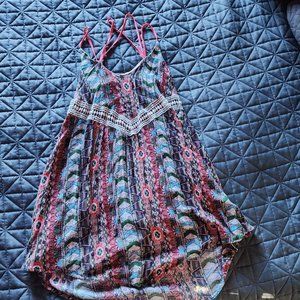 Boho baby doll dress Medium